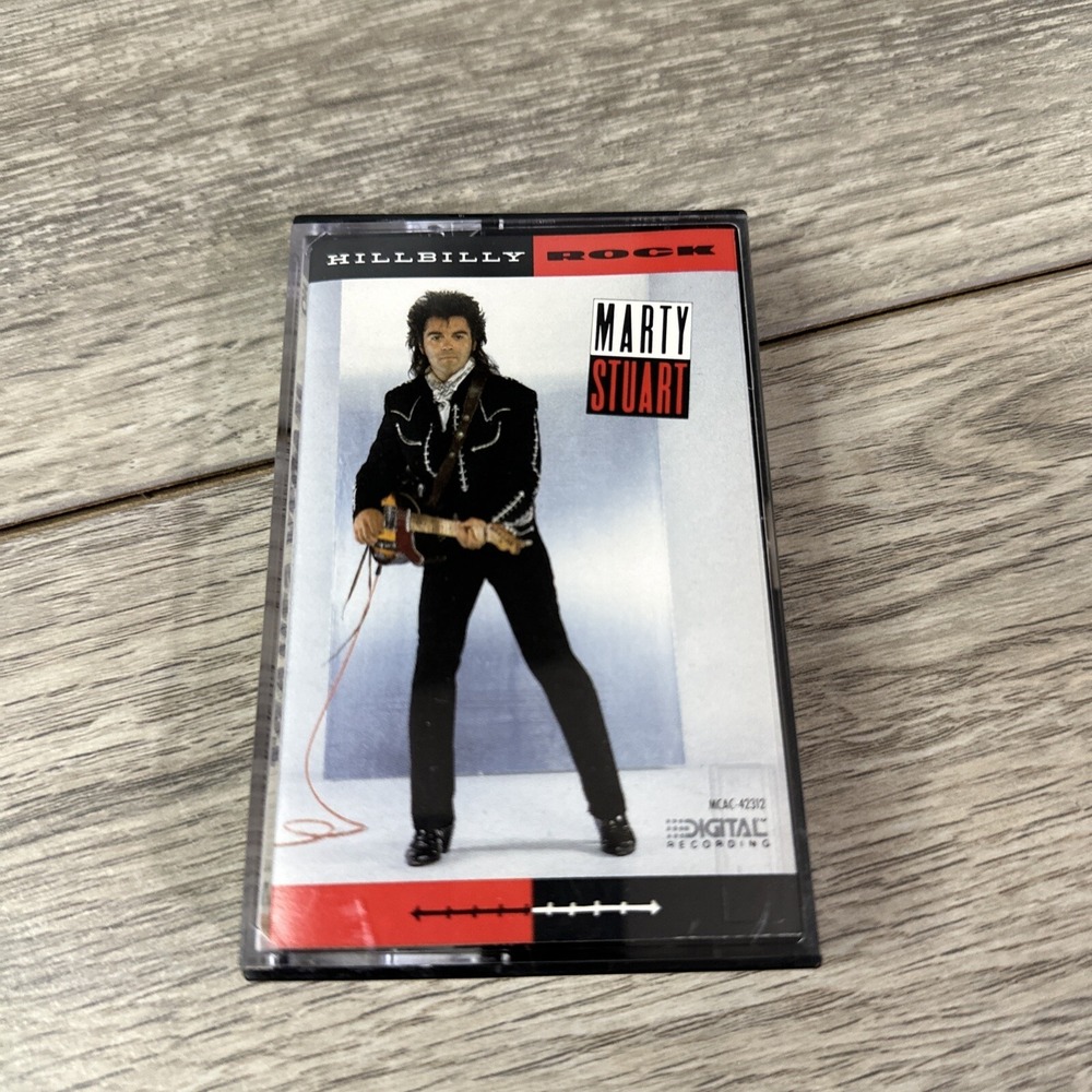 Marty Stuart Hillbilly‎ Rock Cassette Tape 1989 MCA Records MCAC-42312 Country